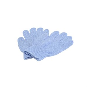 Synthetic massage gloves