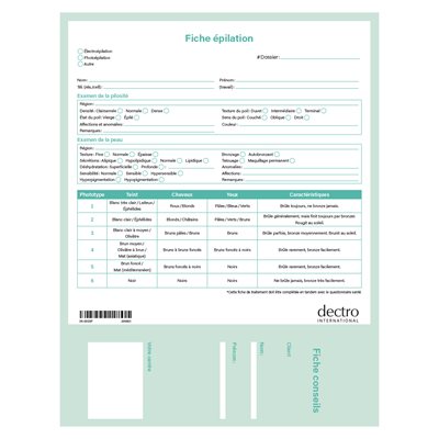 Client Index Card | Hair Removal  Client Index Card | Hair Removal